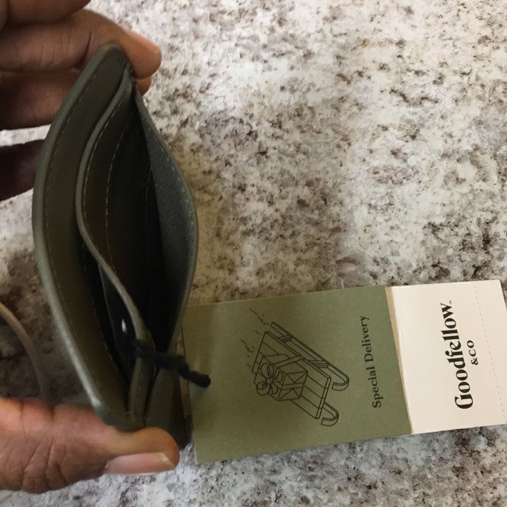 Goodfellow Men’s Card Case Wallet - Picture 3 of 6